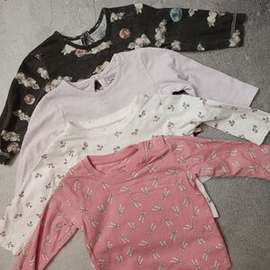 Primark long sleeve shirts. Bundle of 4, 6-9 months